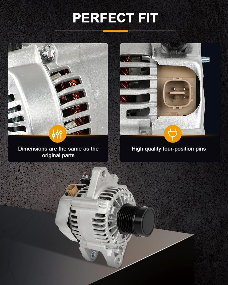 ROADFAR Alternator Compatible for for Toyota for Tacoma 2.7L 2007-2016, Replace 11354 - Image 5